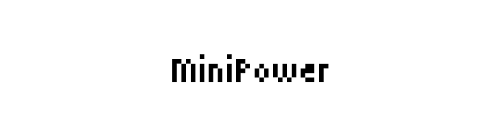 MiniPower  Free Fonts Download