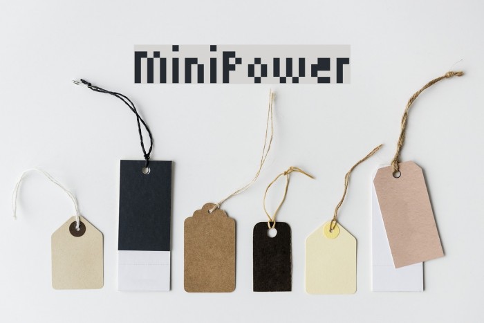 MiniPower Font examples