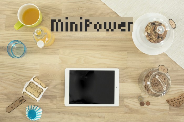 MiniPower Font examples