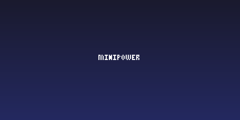 MiniPower Social Header