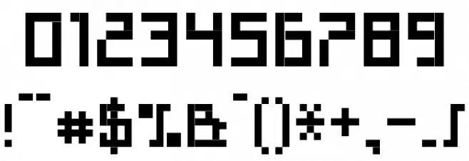 MiniQuan Font OTHER CHARS