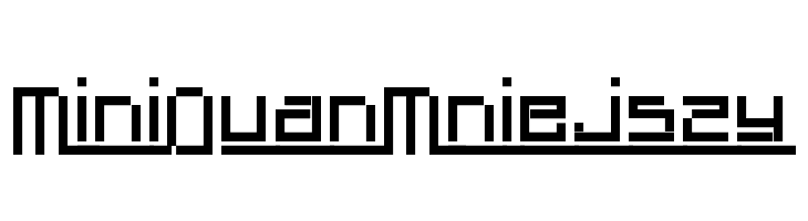 MiniQuanMniejszy  Descarca Fonturi Gratis