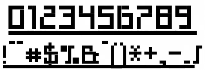 MiniQuanMniejszy Font OTHER CHARS