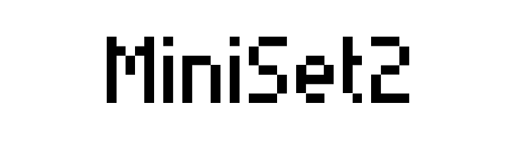 MiniSet2  Descarca Fonturi Gratis