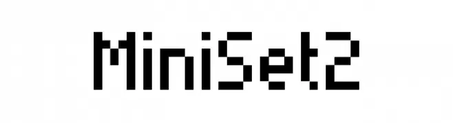 MiniSet2  Скачать бесплатные шрифты