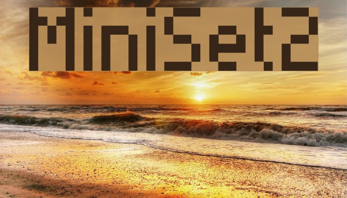MiniSet2 Font examples
