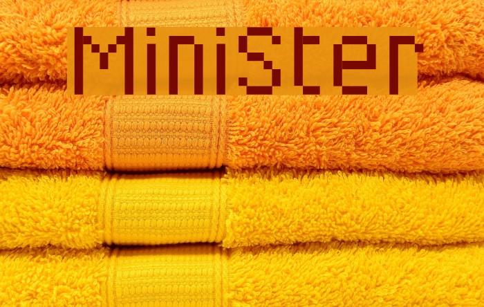 MiniSter Font examples