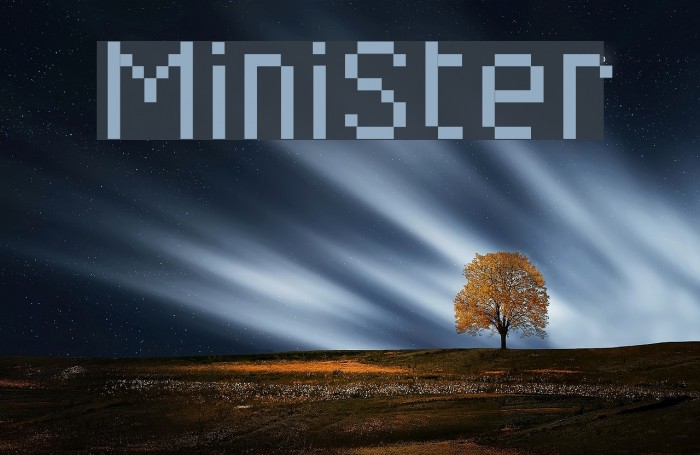 MiniSter Font examples