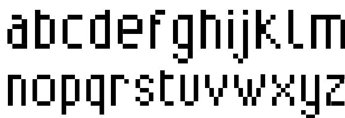MiniSter Font LOWERCASE