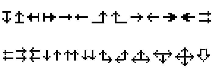MiniStrzalki Polices MINUSCULES