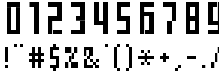 MiniTot Font OTHER CHARS