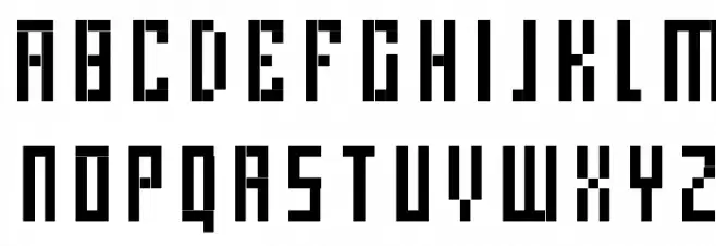 MiniTot Шрифта ВЕРХНИЙ