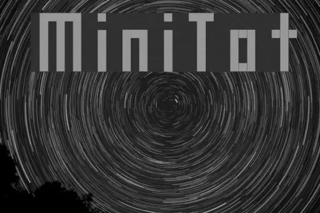 MiniTot Font examples