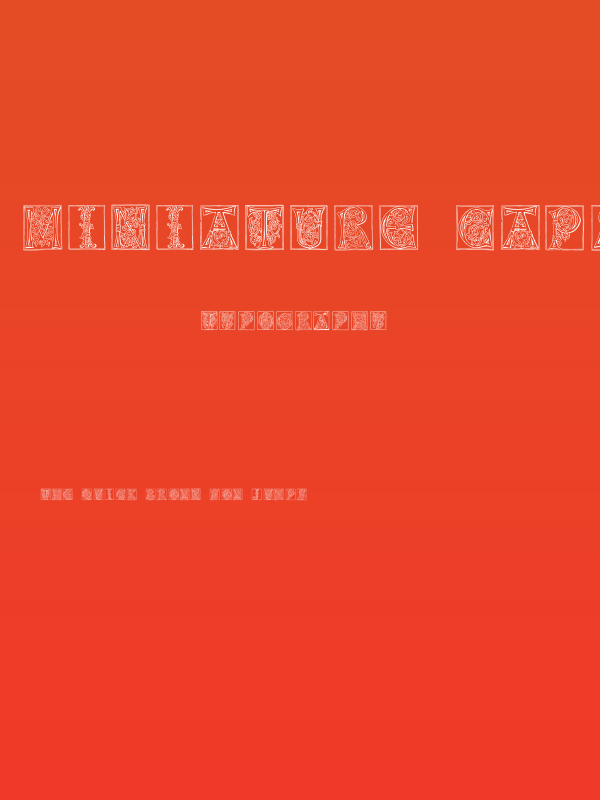 Miniature-Caps Poster