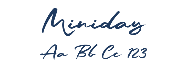 Miniday Font Preview