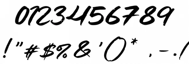 Miniday Font OTHER CHARS