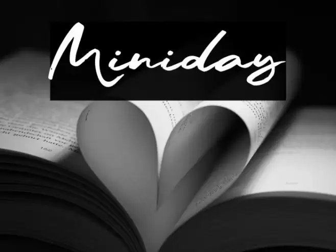 Miniday Fonte examples