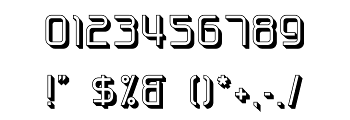 MinidibEmb Font OTHER CHARS