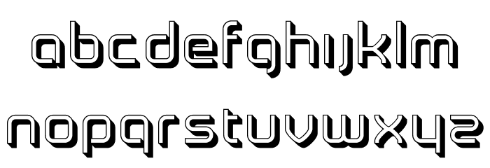 MinidibEmb Font LOWERCASE
