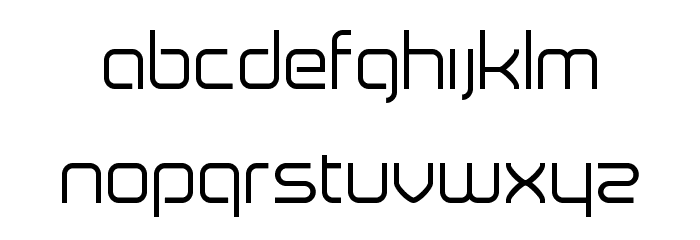 Minidib Font LOWERCASE