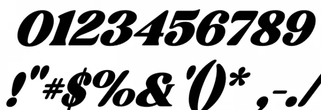 Minigame Italic Font OTHER CHARS