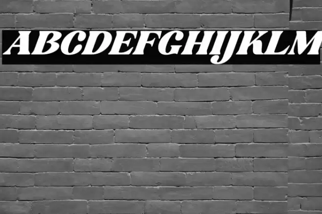 Minigame Italic Font examples