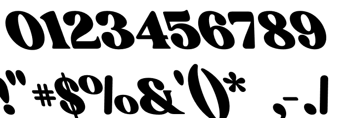 Minigame Oblique Font OTHER CHARS