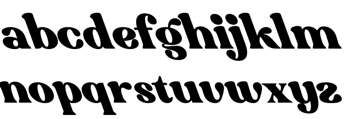 Minigame Oblique Font LOWERCASE