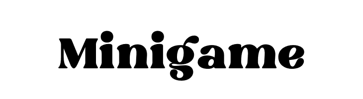 Minigame  Frei Schriftart Herunterladen