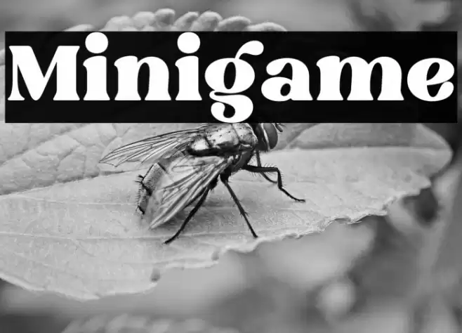 Minigame Font examples