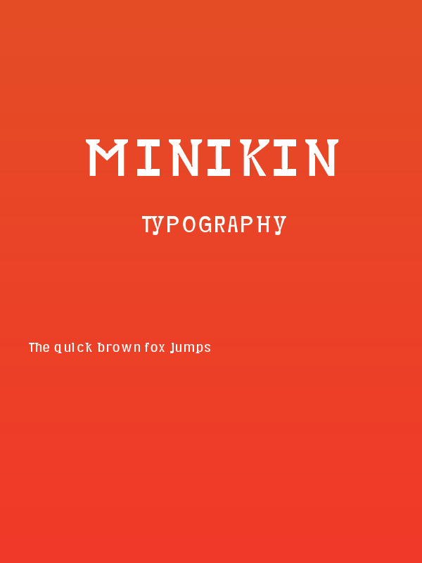 Minikin Poster