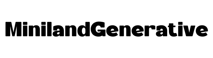 Miniland Generative  免费字体下载