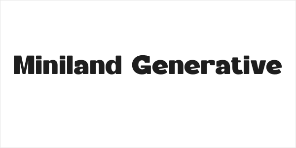 Miniland Generative Logo