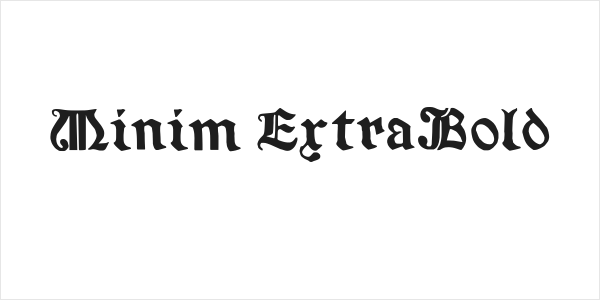 Minim ExtraBold Logo