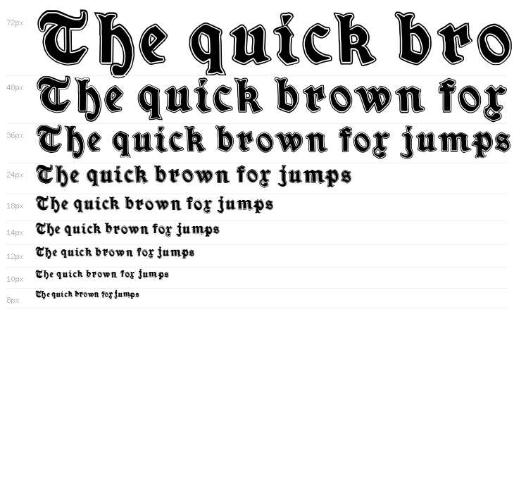 Minim Outline ExtraBold Waterfall