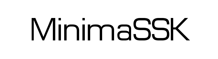 MinimaSSK Font