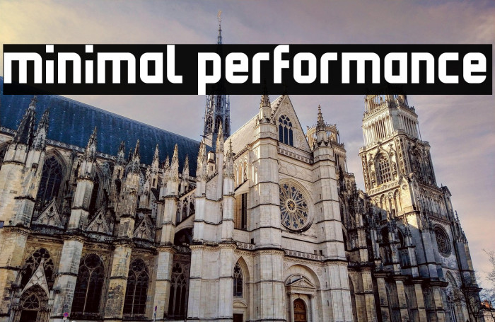 Minimal Performance Example 2