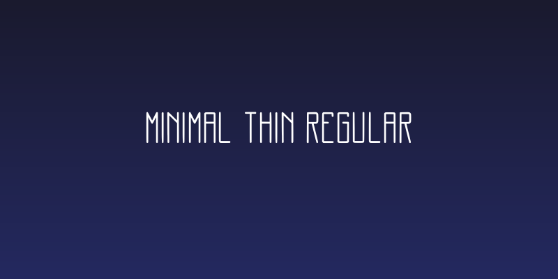 Minimal Thin Regular Social Header