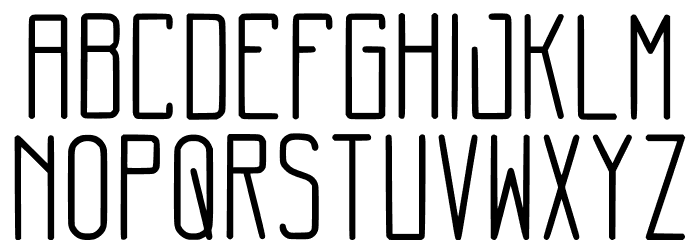 Minimal Thin Regular Font LOWERCASE