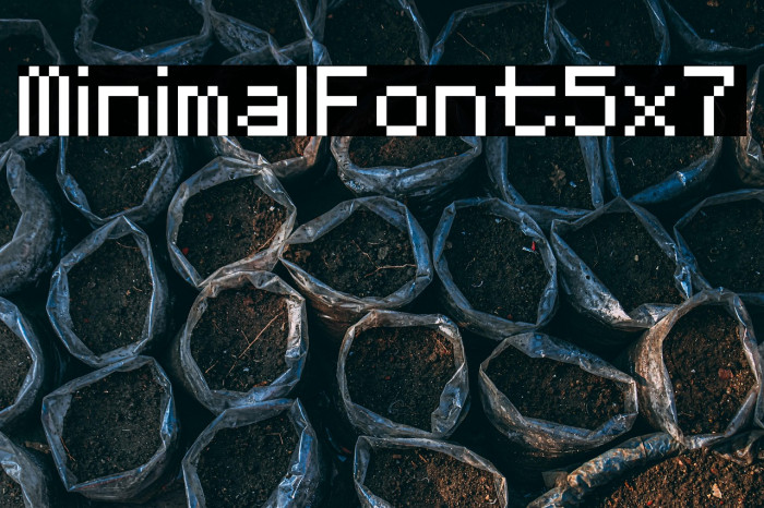 MinimalFont5x7 Example 1