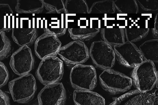 MinimalFont5x7 Example 1