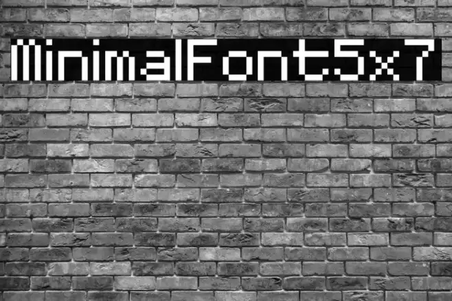 MinimalFont5x7 Example 3