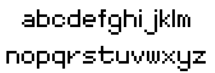 MinimalFont5x7 Font LOWERCASE