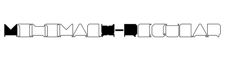 MinimalX-Regular  font caratteri gratis