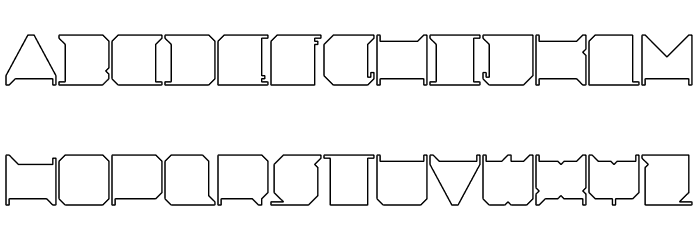 MinimalX-Regular Font LOWERCASE