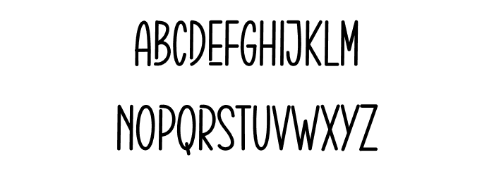 Minimalist Design Font UPPERCASE