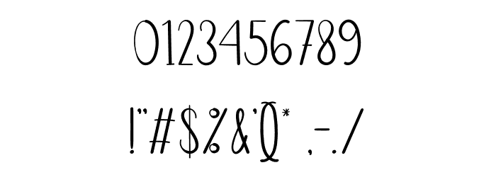Minimalist Farmhouse Font OTHER CHARS