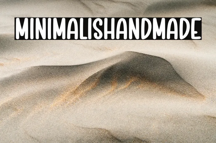 Minimalist Handmade Example 3