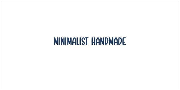 Minimalist Handmade Logo