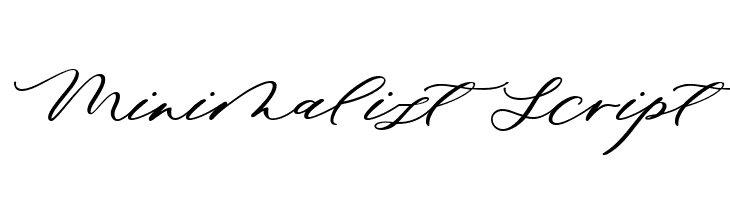 Minimalist Script Fuentes